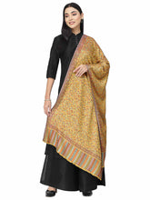 Lush Floral Self Design Modal Stole