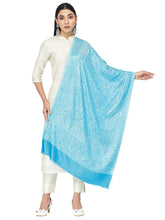 Lush Floral Self Design Modal Stole