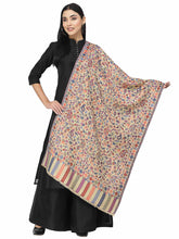 Paisan Floral Self Design Modal Stole