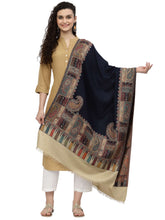 Paisan Woven Design Polywool Stole