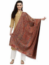 Paisely Woven Design Polywool Stole