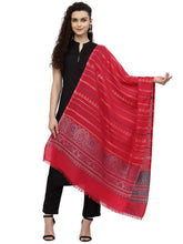 Spatial Striped Lurex & Polywool Stole