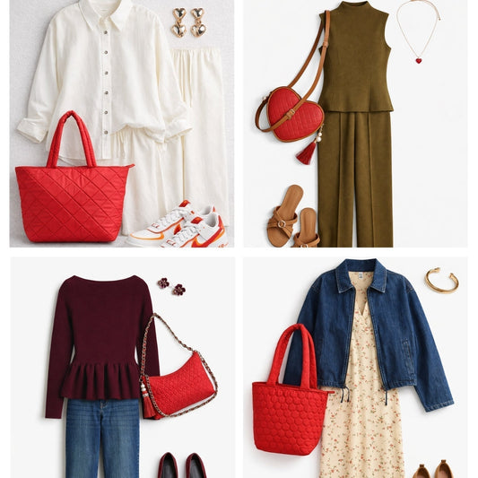 Red Is a Love Language | How to Style Red Bags for Valentine’s Day – Anekaant