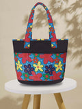 Rangoli Cotton Canvas Floral Printed Tote Bag