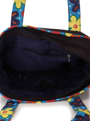 Rangoli Cotton Canvas Floral Printed Tote Bag