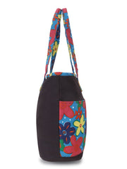 Rangoli Cotton Canvas Floral Printed Tote Bag