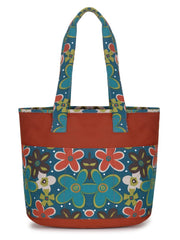 Rangoli Cotton Canvas Floral Printed Tote Bag
