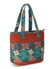 Rangoli Cotton Canvas Floral Printed Tote Bag