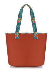 Rangoli Cotton Canvas Floral Printed Tote Bag