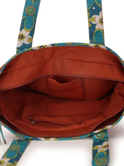Rangoli Cotton Canvas Floral Printed Tote Bag