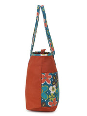 Rangoli Cotton Canvas Floral Printed Tote Bag