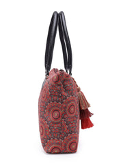 Mandala Digital Printed Canvas Tote Bag