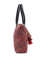 Mandala Digital Printed Canvas Tote Bag