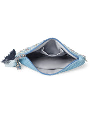 Glid Corduroy Floral Sequined Sling Bag