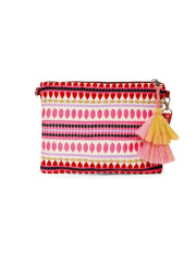 Tribal Acrylic Jacquard Ethnic Motifs Embroidered Sling Bag