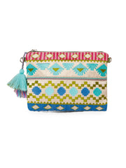 Tribal Acrylic Jacquard Ethnic Motifs Embroidered Sling Bag
