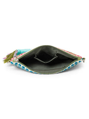 Tribal Acrylic Jacquard Ethnic Motifs Embroidered Sling Bag