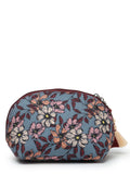 Floral Digital Printed Poly Canvas Smart Casual Vanity Bag
