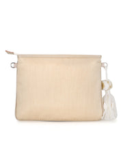 Boho Faux Silk Floral Embroidered Sling Bag