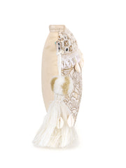 Boho Faux Silk Floral Embroidered Sling Bag