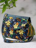 Rangoli Floral Printed Polycotton Sling Bag