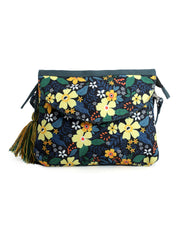 Rangoli Floral Printed Polycotton Sling Bag