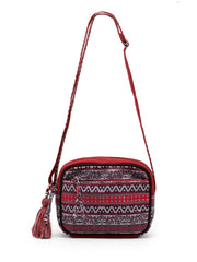 Rangoli Ethnic Motifs Printed Cotton Canvas Sling Bag