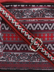 Rangoli Ethnic Motifs Printed Cotton Canvas Sling Bag