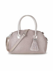 Classic Cotton Lurex Diamond Jacquard Handheld Bag
