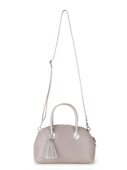 Classic Cotton Lurex Diamond Jacquard Handheld Bag
