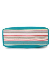 Eco- friendly Cotton Canvas Striped Jacquard Tote Bag