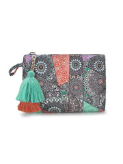 Rangoli Polycotton Mandala Printed Travel Accessory Bag