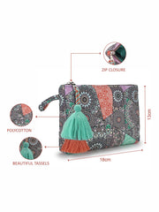 Rangoli Polycotton Mandala Printed Travel Accessory Bag