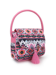 Rangoli Cotton Canvas Ethnic Motifs Printed Handheld Bag