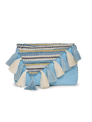 Geomat Cotton Striped Jacquard Sling Bag