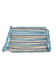 Geomat Cotton Striped Jacquard Sling Bag