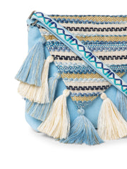 Geomat Cotton Striped Jacquard Sling Bag