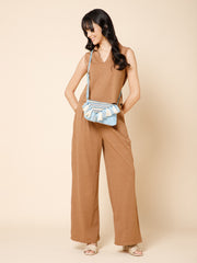 Geomat Cotton Striped Jacquard Sling Bag