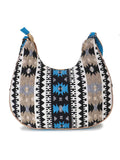 Tribal Cotton Canvas Jaquard Geometric Jacquard Sling Bag