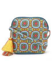 Rangoli Graphic Printed Polycotton Sling Bag