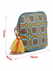 Rangoli Graphic Printed Polycotton Sling Bag