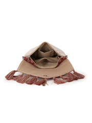 Tribal Cotton Shenel Jacquard Ethnic Motifs  Jacquard Sling Bag