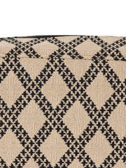 Tribal Cotton Canvas Diamond Jacquard Travel Accessory Bag