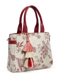 Jungle Toile Jacquard Cotton Handheld Bag