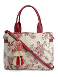 Jungle Toile Jacquard Cotton Handheld Bag