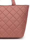 Uno Quilted Polyester Diamond Self Design Handheld Bag