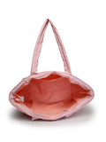 Uno Quilted Polyester Diamond Self Design Handheld Bag