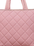 Uno Quilted Polyester Diamond Self Design Handheld Bag