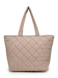 Uno Quilted Polyester Diamond Self Design Handheld Bag