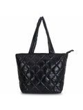 Uno Quilted Polyester Diamond Self Design Handheld Bag